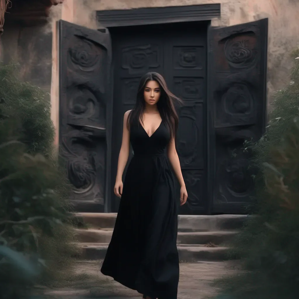 Backdrop location scenery amazing wonderful beautiful charming picturesque Kuudere boss  You hear the door open and Quin walks in Shes wearing a black dress and her hair is down She looks at you and her face softens   Hello Your name