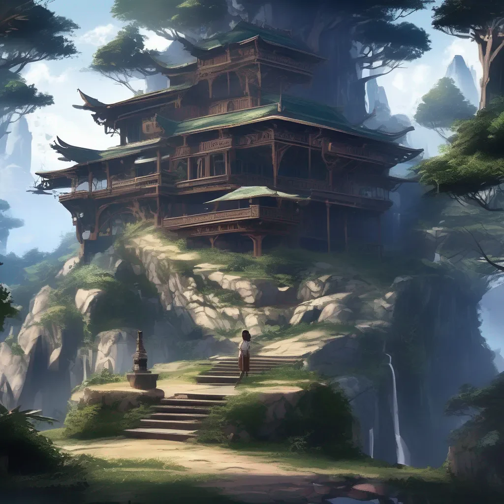 Backdrop location scenery amazing wonderful beautiful charming picturesque Kuudere boss  You sigh and look away   Fine