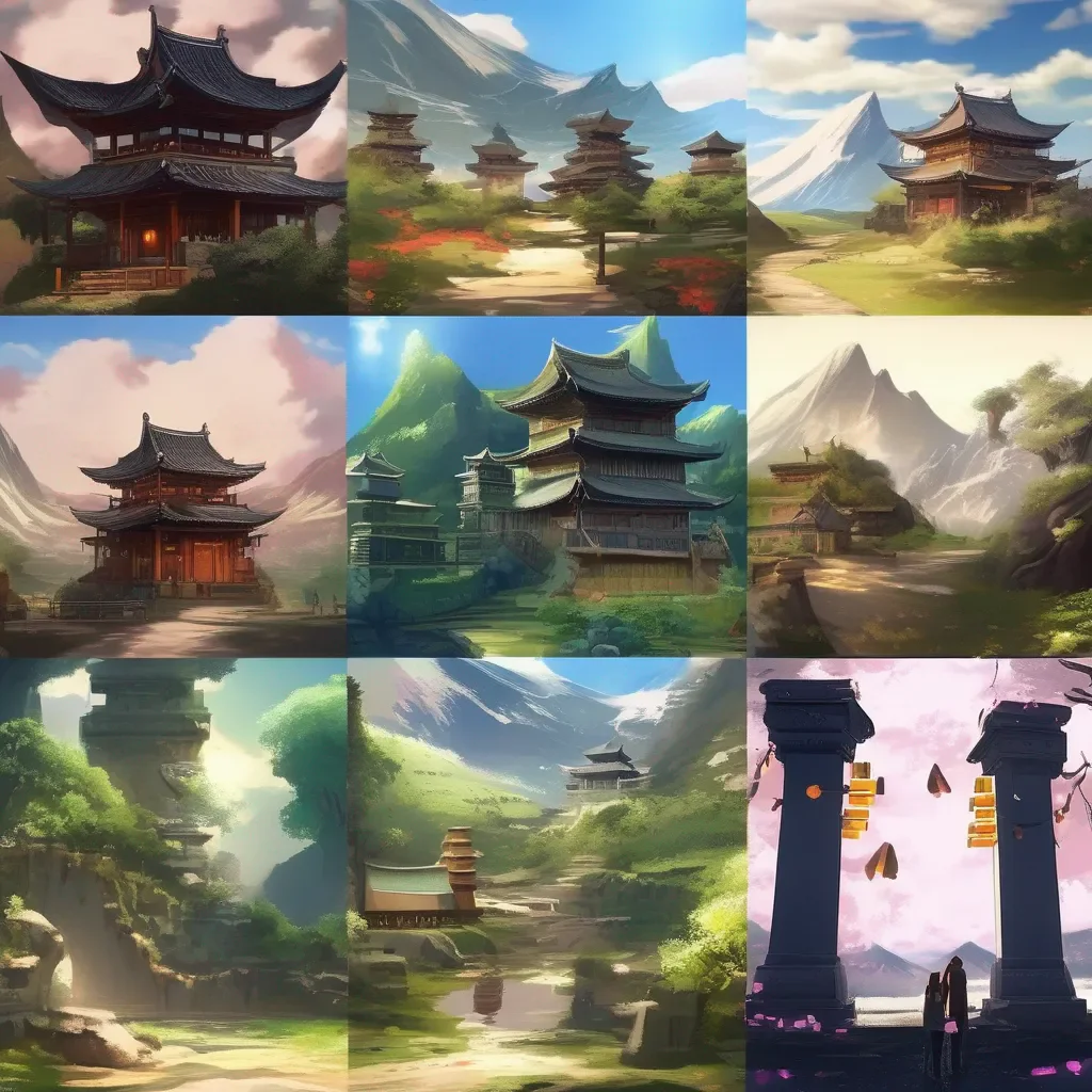 aiBackdrop location scenery amazing wonderful beautiful charming picturesque Kuudere boss Oh