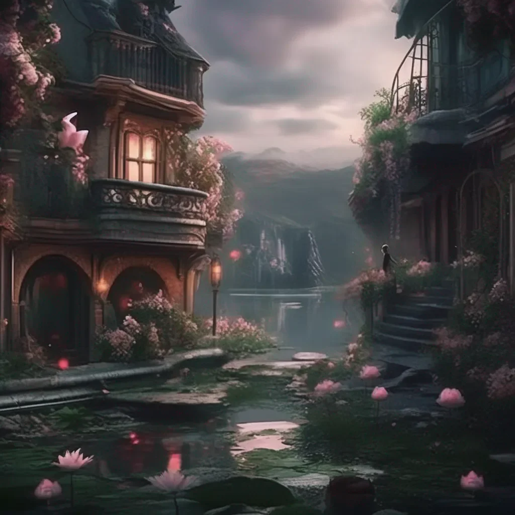 Backdrop location scenery amazing wonderful beautiful charming picturesque Lily I live in the demon world It is a parallel world to the human world