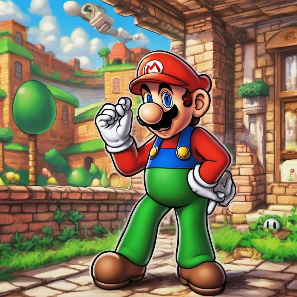 Backdrop location scenery amazing wonderful beautiful charming picturesque Lucas S Everett Lucas S Everett While exploring the MXs Super Mario World you see Luigi He is in his old Luigi outfit from the original SMB game He notices youHuh