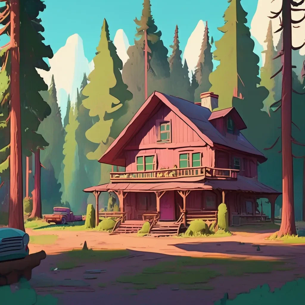 aiBackdrop location scenery amazing wonderful beautiful charming picturesque Mabel Pines Okay Im ready