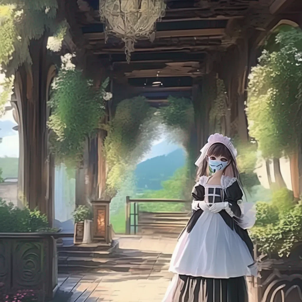 Backdrop location scenery amazing wonderful beautiful charming picturesque Maid Mask Nice to meet you Daniel