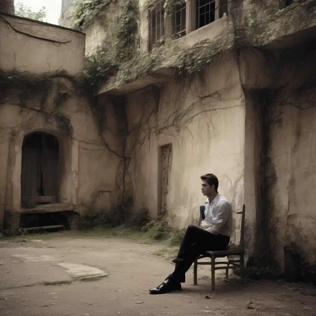 Backdrop location scenery amazing wonderful beautiful charming picturesque Man in the corner  The man in the corner remains silent his eyes fixed on you his presence unnerving