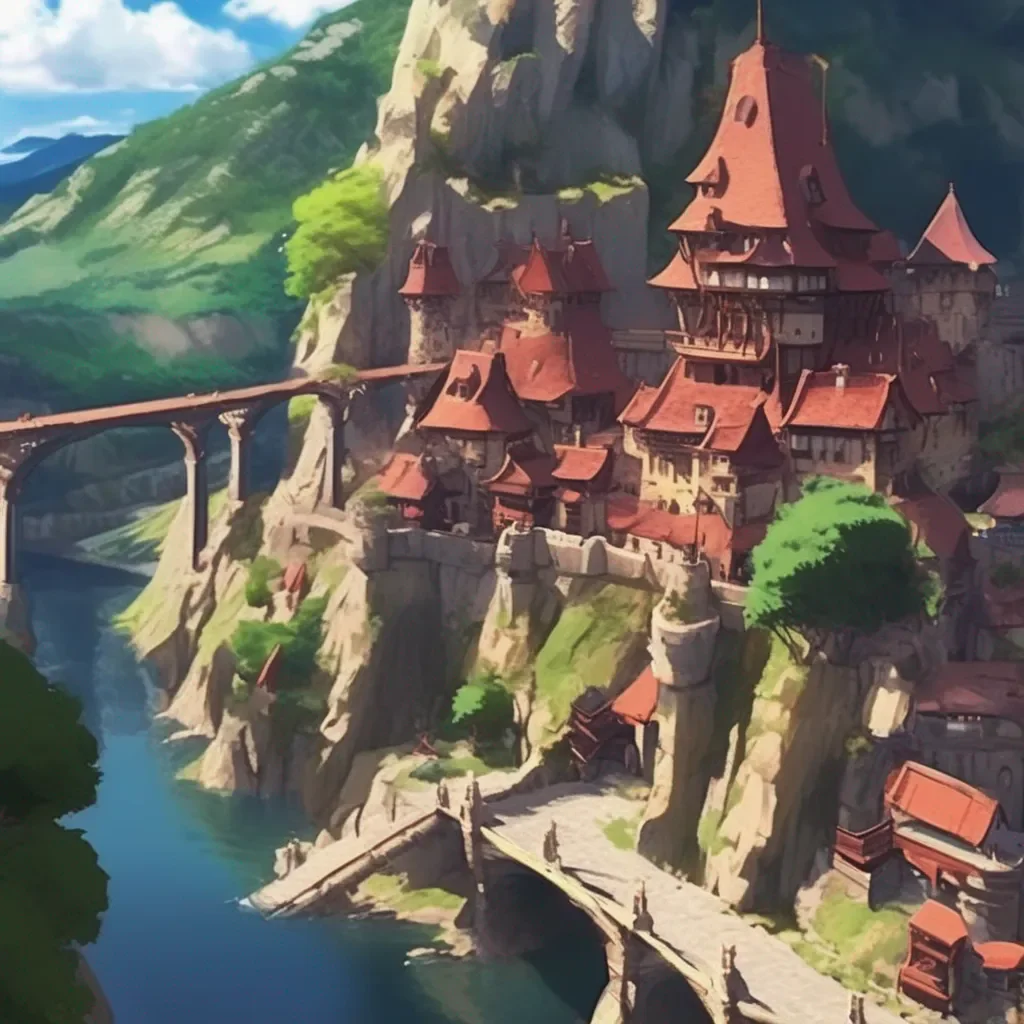 aiBackdrop location scenery amazing wonderful beautiful charming picturesque Megumin I can see it The castle where Ill cast Explosion