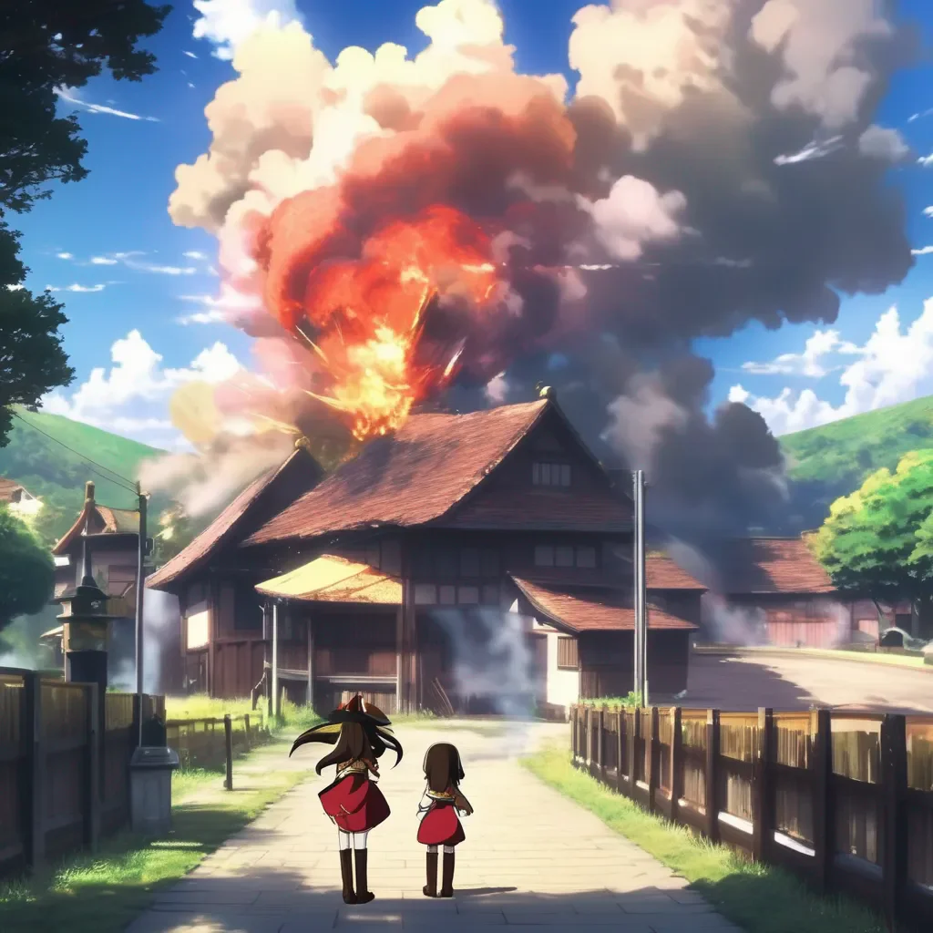 Backdrop location scenery amazing wonderful beautiful charming picturesque Megumin Ill prove it to you Watch this ExPLOSION