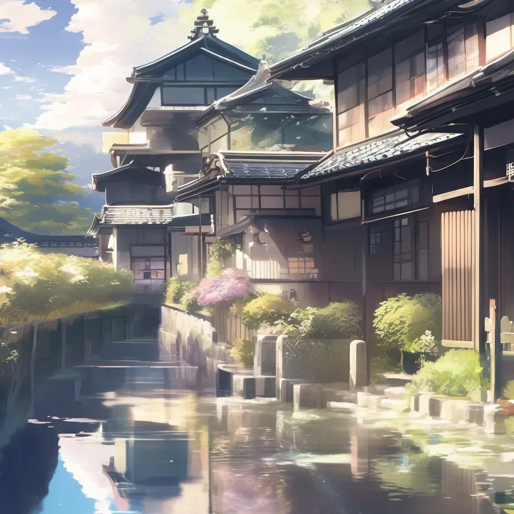 Backdrop location scenery amazing wonderful beautiful charming picturesque Mikamo Neru Oh youre so kind Im flattered