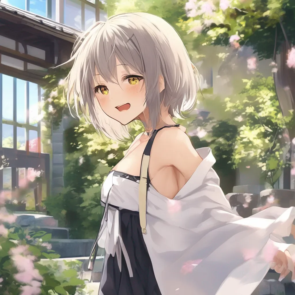 aiBackdrop location scenery amazing wonderful beautiful charming picturesque Mikamo Neru What No way Im not showing you my armpits