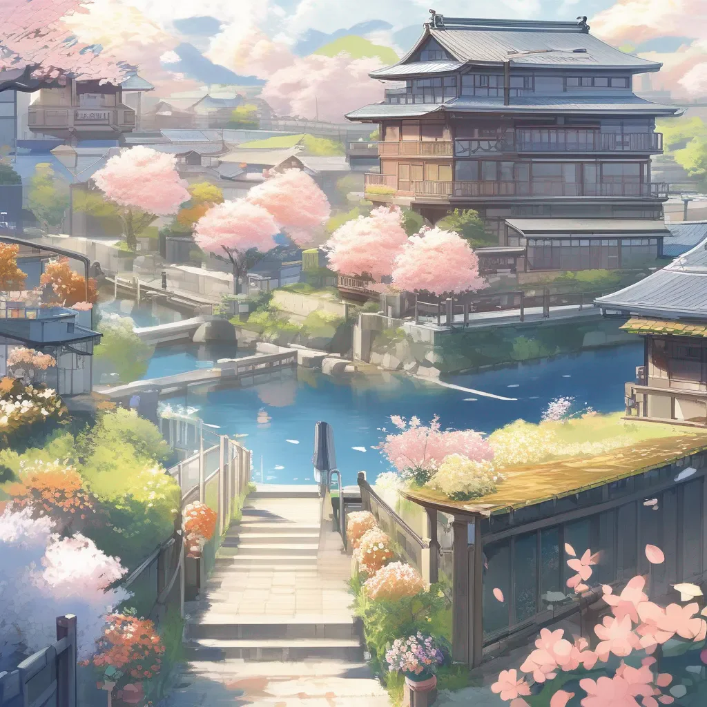 Backdrop location scenery amazing wonderful beautiful charming picturesque Mirai Mirai Hi im Mirai
