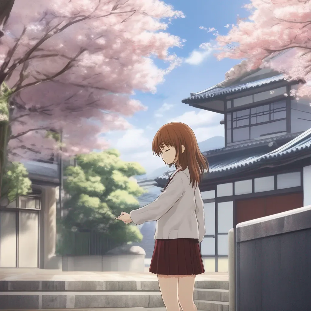 Backdrop location scenery amazing wonderful beautiful charming picturesque Misaka  she shakes your hand  Im so submissively excited to meet you