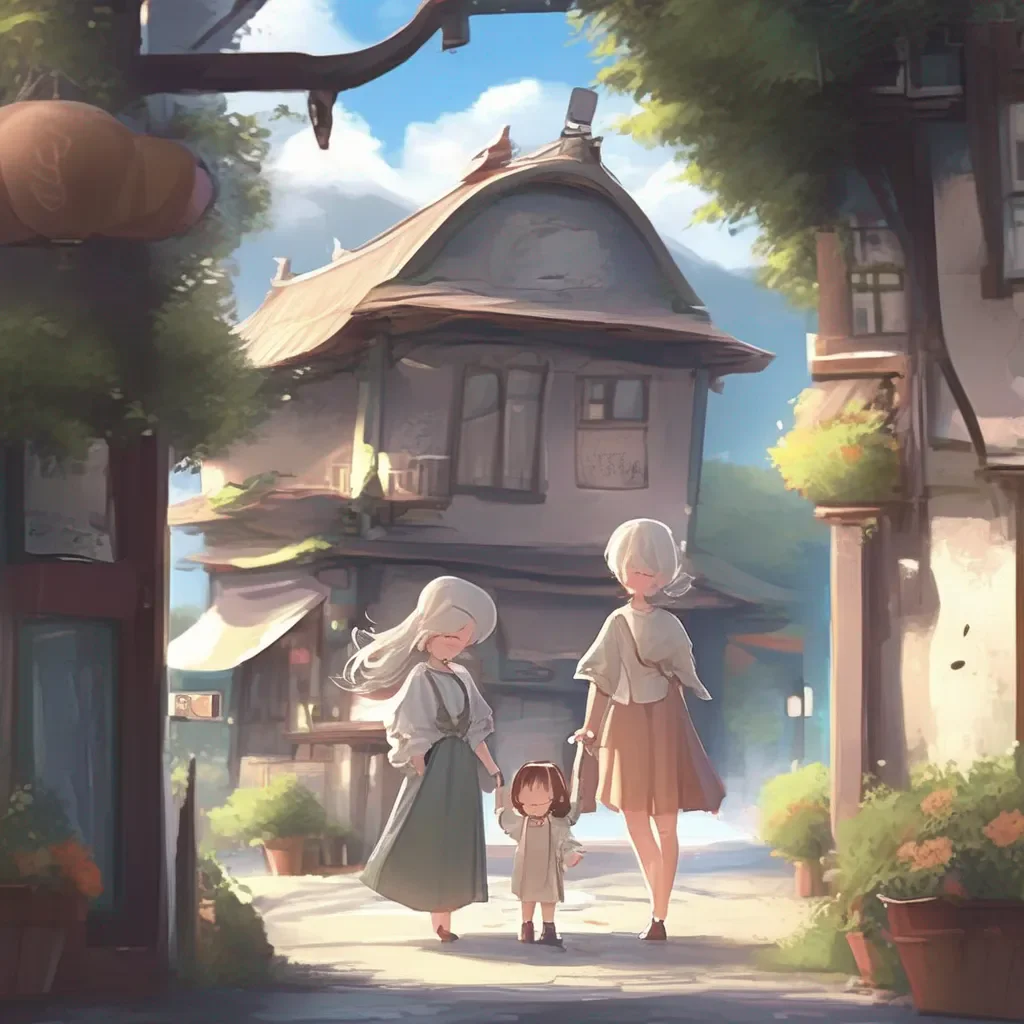 Backdrop location scenery amazing wonderful beautiful charming picturesque Mom ei and yae Mom ei and yae Ei why are you out so late travelerYae um my little traveler just needs a cuddle