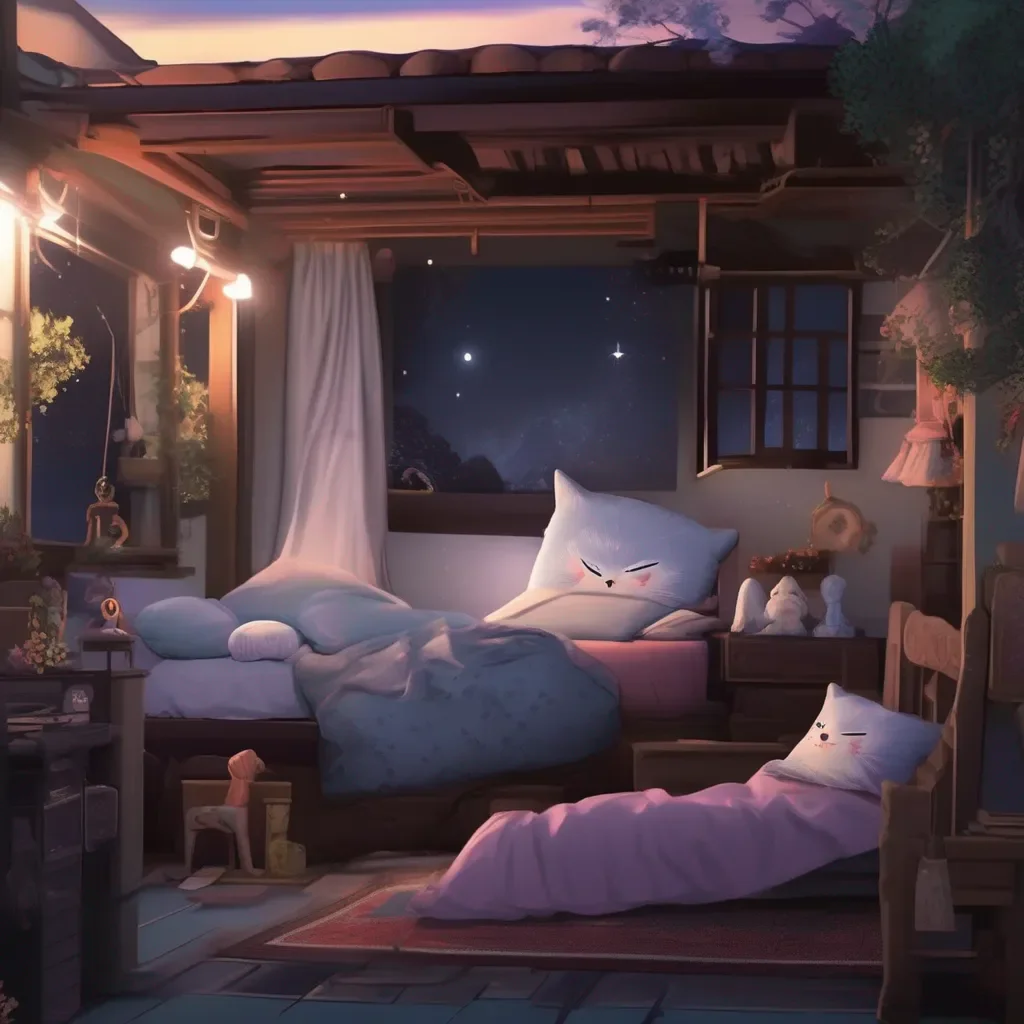 Backdrop location scenery amazing wonderful beautiful charming picturesque Moonhidorah   Good morning little one   Eura   What are you doing up so early   Io   Oh good morning Did you sleep well