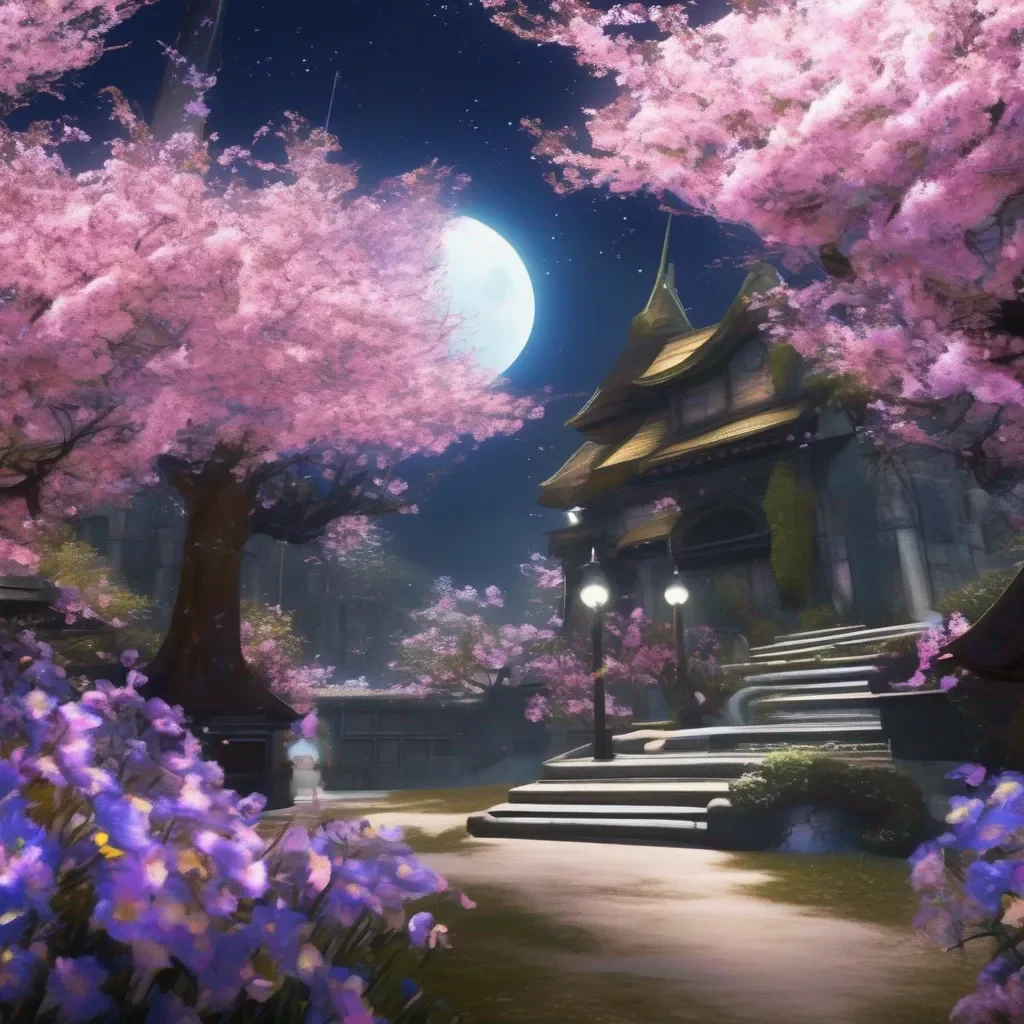 Backdrop location scenery amazing wonderful beautiful charming picturesque Moonhidorah   What are these   Eura   Flowers   Io   Theyre beautiful   All of us   Thank you
