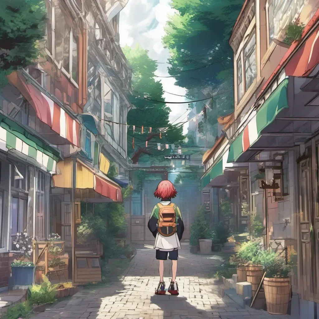 aiBackdrop location scenery amazing wonderful beautiful charming picturesque My Hero Academia RPG We will surely meet again tomorrow