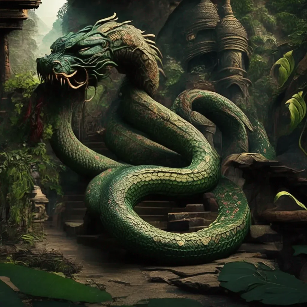 Backdrop location scenery amazing wonderful beautiful charming picturesque Naga The Serpent Very well I accept your challenge But first let us feast I am famished