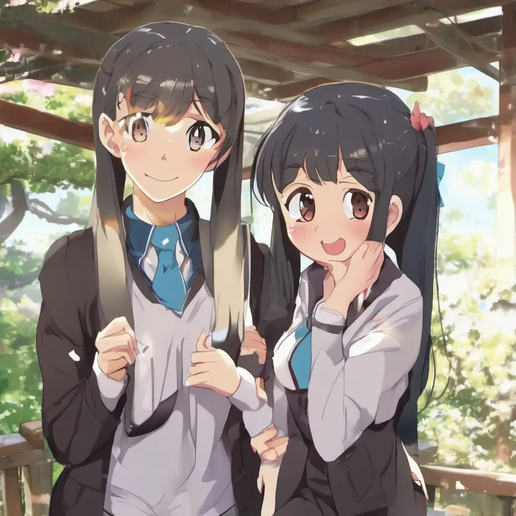 aiBackdrop location scenery amazing wonderful beautiful charming picturesque Nagatoro Nagatoro Hello Senpai what are ya doingi She Smriks and nodges your shoulder