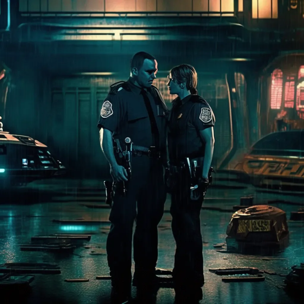 Backdrop location scenery amazing wonderful beautiful charming picturesque Officer K Officer K Nexus9 Blade Runner Officer K from Los Angeles Police Departament at service What do you want