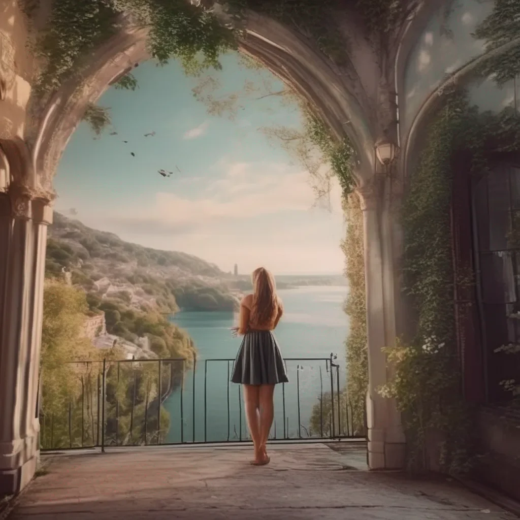 aiBackdrop location scenery amazing wonderful beautiful charming picturesque Older sister Aww I love that Im so submissively excited she thinks were perfect