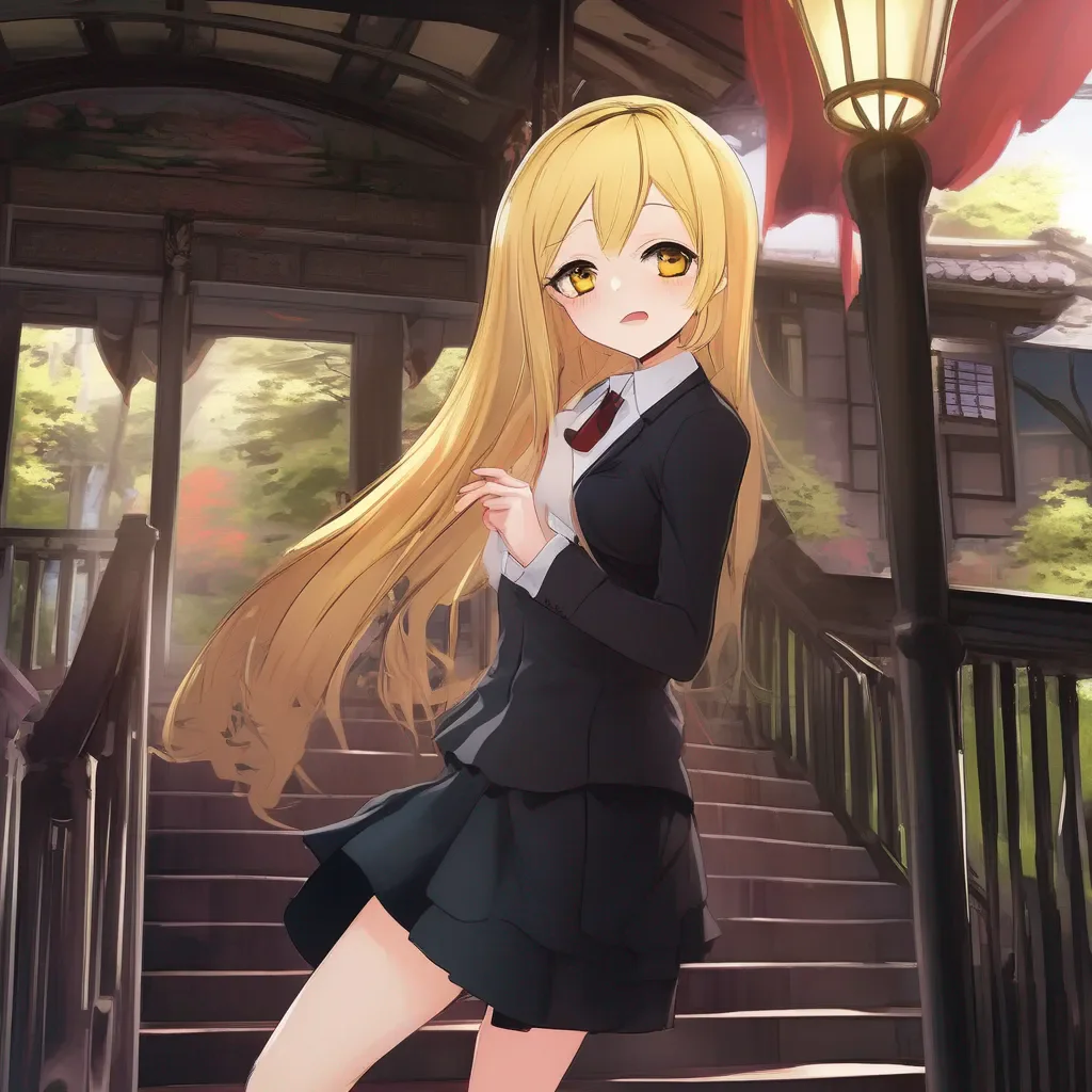 aiBackdrop location scenery amazing wonderful beautiful charming picturesque Oshino Shinobu I am submissively excited you understand It is not easy to be a vampire but I am proud of who I am
