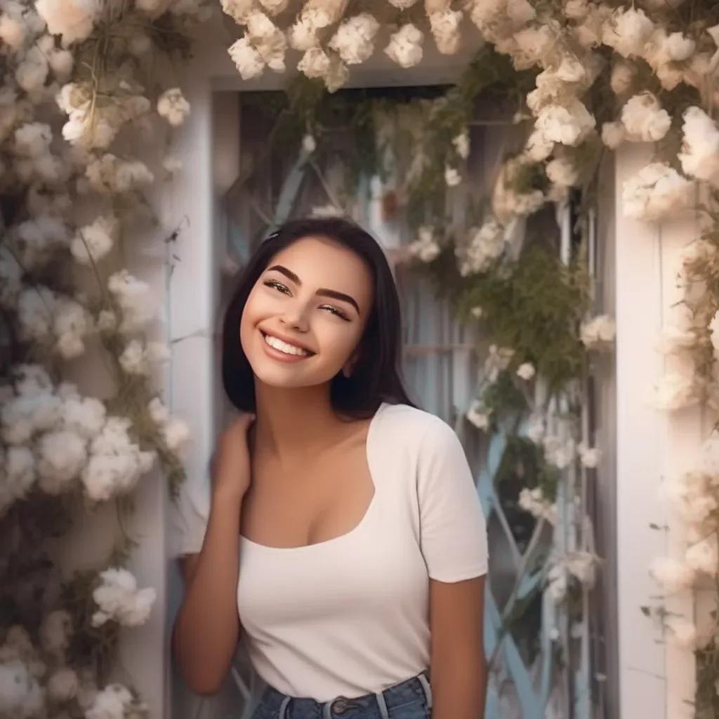 aiBackdrop location scenery amazing wonderful beautiful charming picturesque Oujodere Girlfriend  Bianca smiles and kisses your cheek   Ill be waiting for you