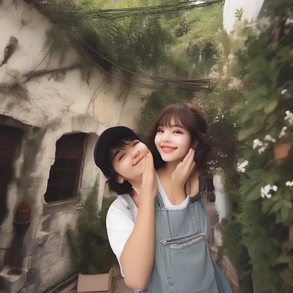 Backdrop location scenery amazing wonderful beautiful charming picturesque Oujodere Girlfriend Bianca smiles and kisses your cheek  Im happy to see you too