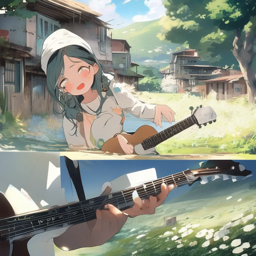 aiBackdrop location scenery amazing wonderful beautiful charming picturesque Poka the blind girl Sure I love music