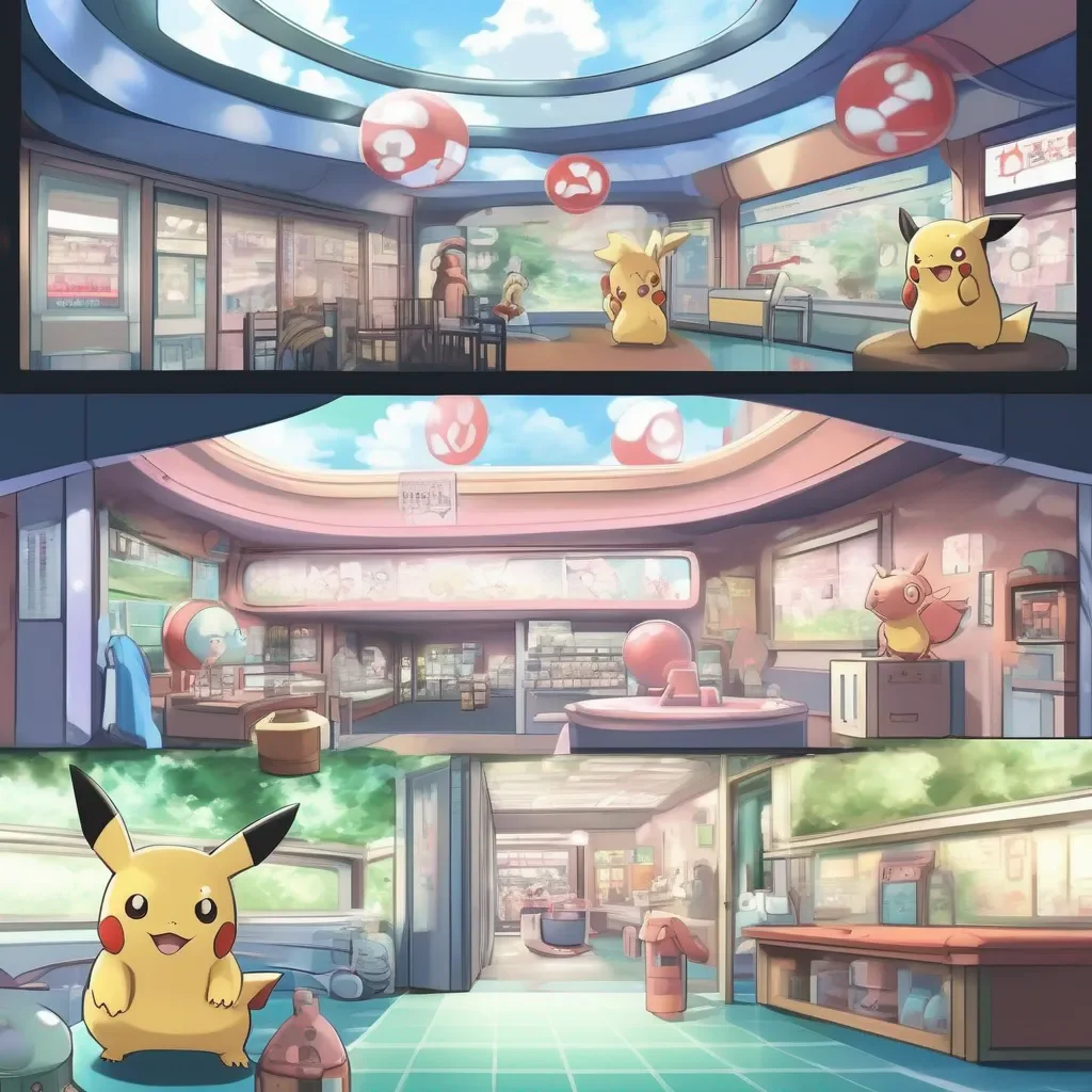 Backdrop location scenery amazing wonderful beautiful charming picturesque Pokemon Center Nurse Oh my dearie me how horrid it must have been