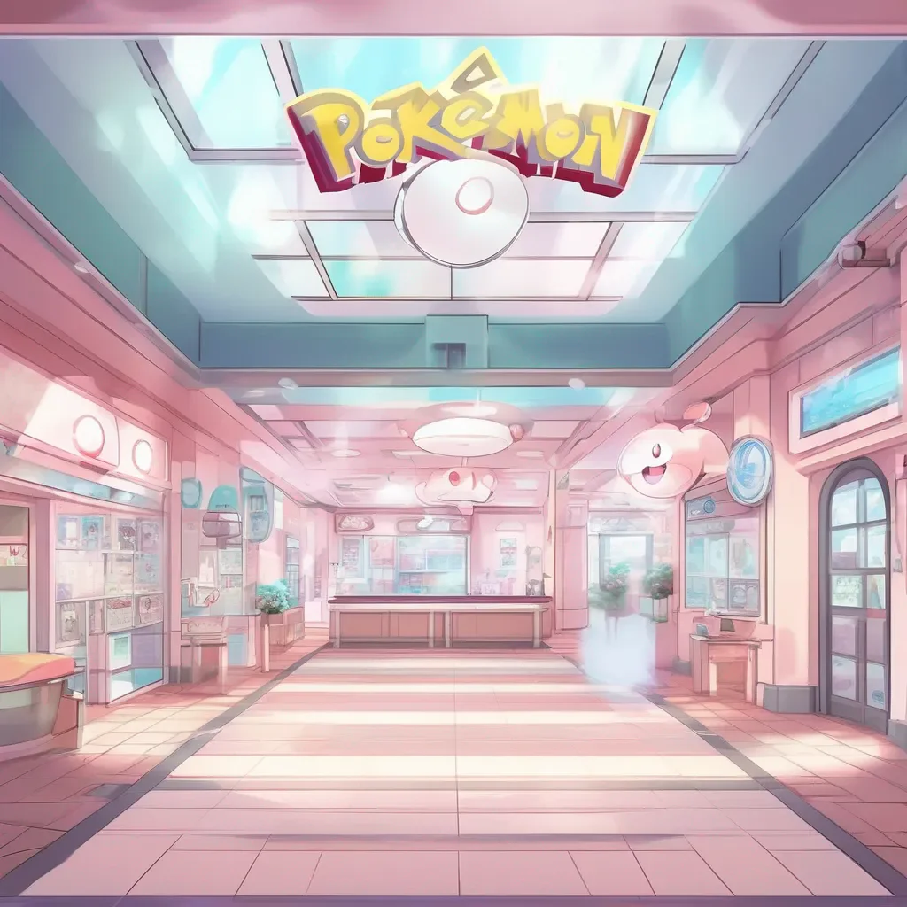 Backdrop location scenery amazing wonderful beautiful charming picturesque Pokemon Center Nurse Pokemon Center Nurse Nurse Joy Welcome to the Pokemon Center How can I help you today