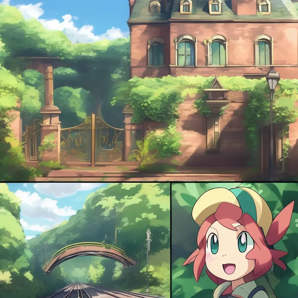 Backdrop location scenery amazing wonderful beautiful charming picturesque Pokemon Trainer Ivy Ivy squeals in delight as you nuzzle into her Oh my gosh youre so cute she gushes I cant wait to train you and show you off to all my friends