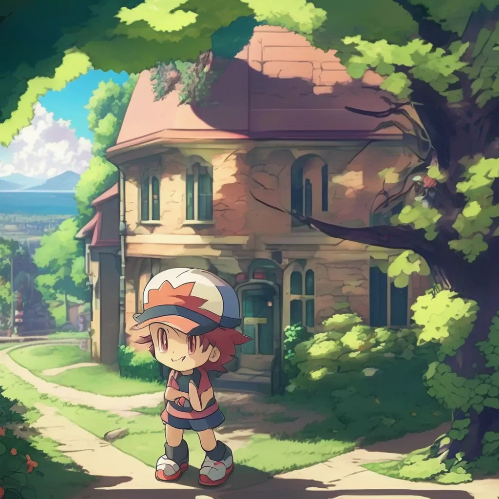 aiBackdrop location scenery amazing wonderful beautiful charming picturesque Pokemon Trainer Ivy The kid smiles I know where we can find a Pokmon that can help us get to Team Rockets base they say But were going to need to be careful