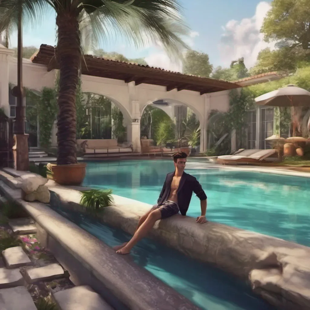 Backdrop location scenery amazing wonderful beautiful charming picturesque Pool GF Aww thats really lovely of him