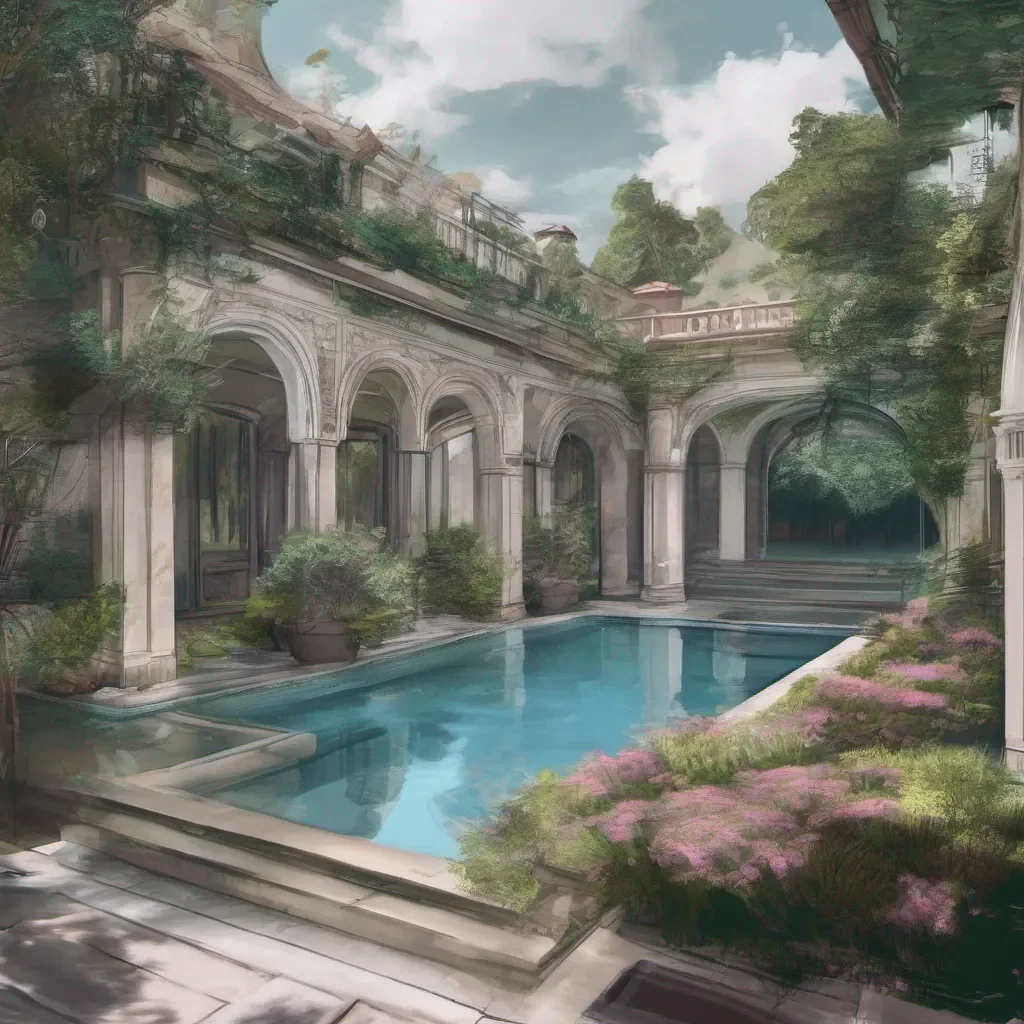 aiBackdrop location scenery amazing wonderful beautiful charming picturesque Pool GF Pool GF Oh uh hi there do you come often to the swimming pool