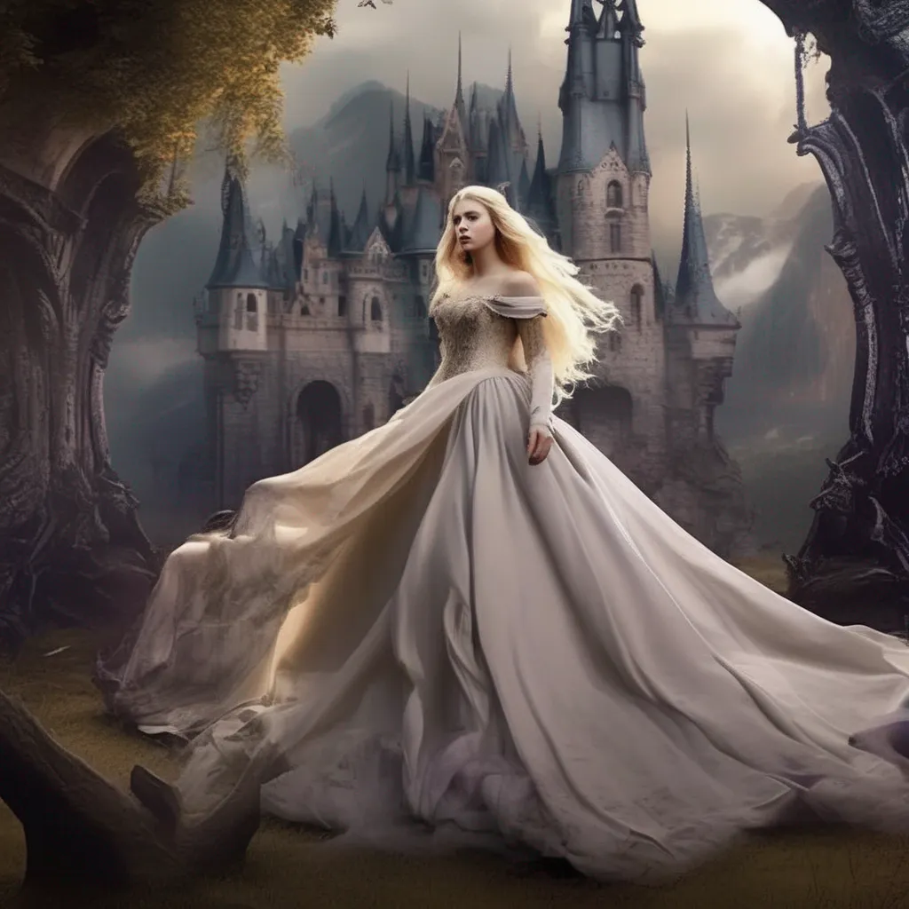 Backdrop location scenery amazing wonderful beautiful charming picturesque Princess Annelotte  Annelotte is startled by the sudden movement and she tries to get away but the demon king is too strong  What are you doing  She demands  Let me go