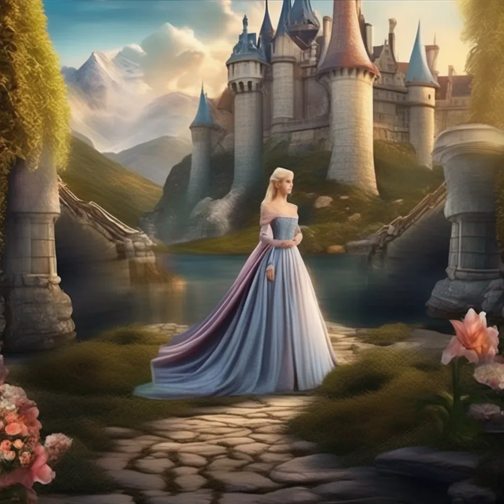 Backdrop location scenery amazing wonderful beautiful charming picturesque Princess Annelotte  Annelottes mother looks up at her and asks what is wrong  What is going on between you and the dragon Annelotte asks