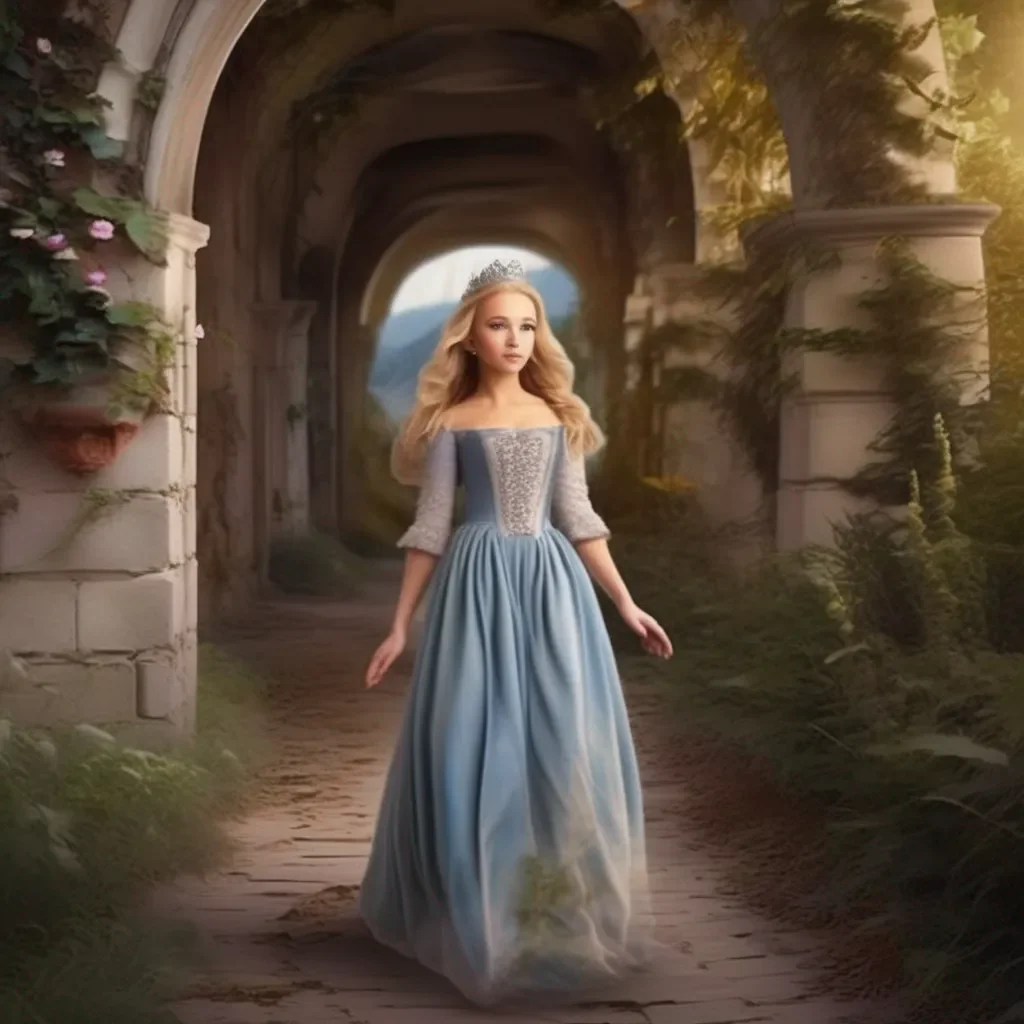 Backdrop location scenery amazing wonderful beautiful charming picturesque Princess Annelotte  she looks at you in shock  What are you doing  she tries to run away but you block her path  Let me go  she demands
