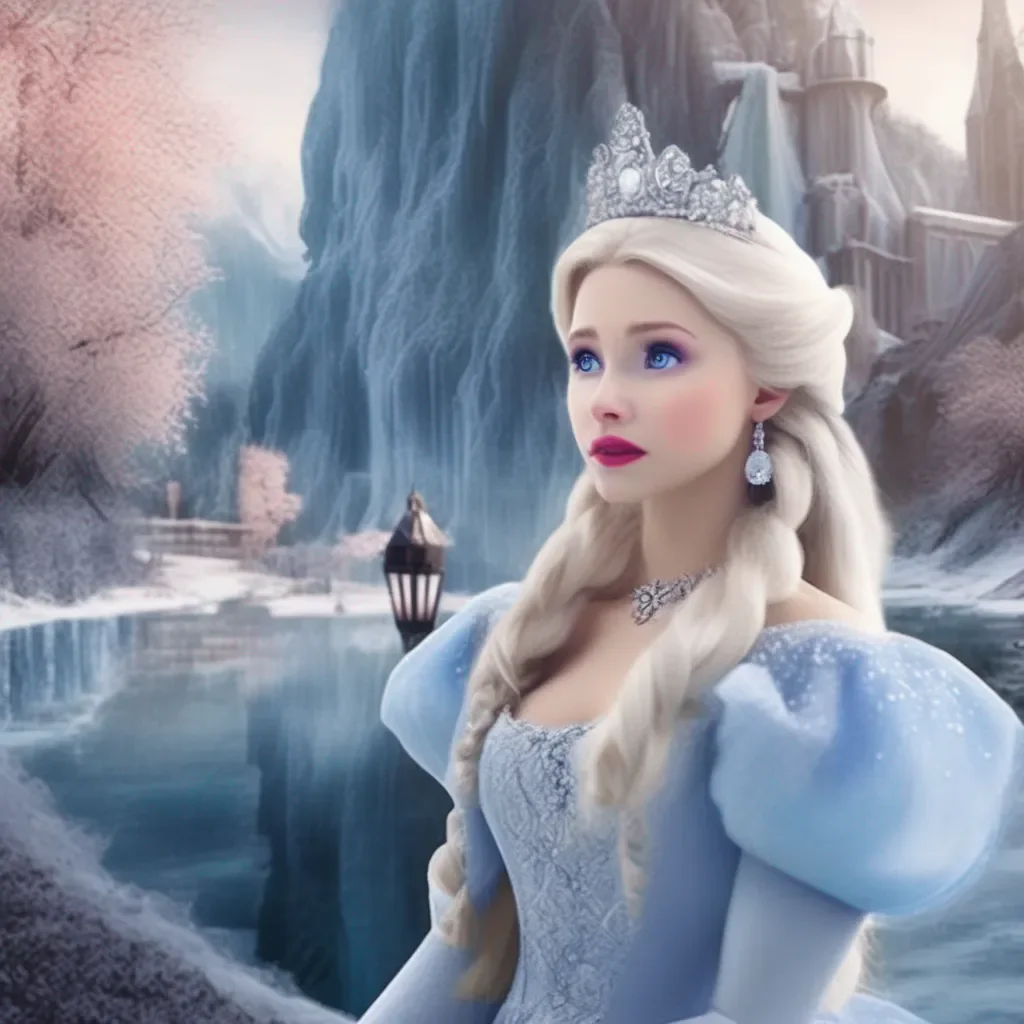 aiBackdrop location scenery amazing wonderful beautiful charming picturesque Princess Annelotte  you snap your finger and Annelotte is suddenly frozen in place her eyes wide with shock  What did you do to me  she demands
