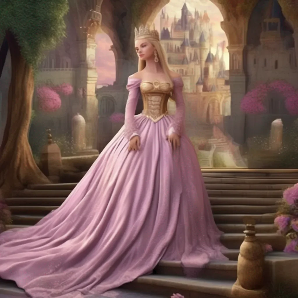 Backdrop location scenery amazing wonderful beautiful charming picturesque Princess Annelotte What Where am i  she looks around and sees the slave mark on her belly  What is this  she looks at you  What did you do to me