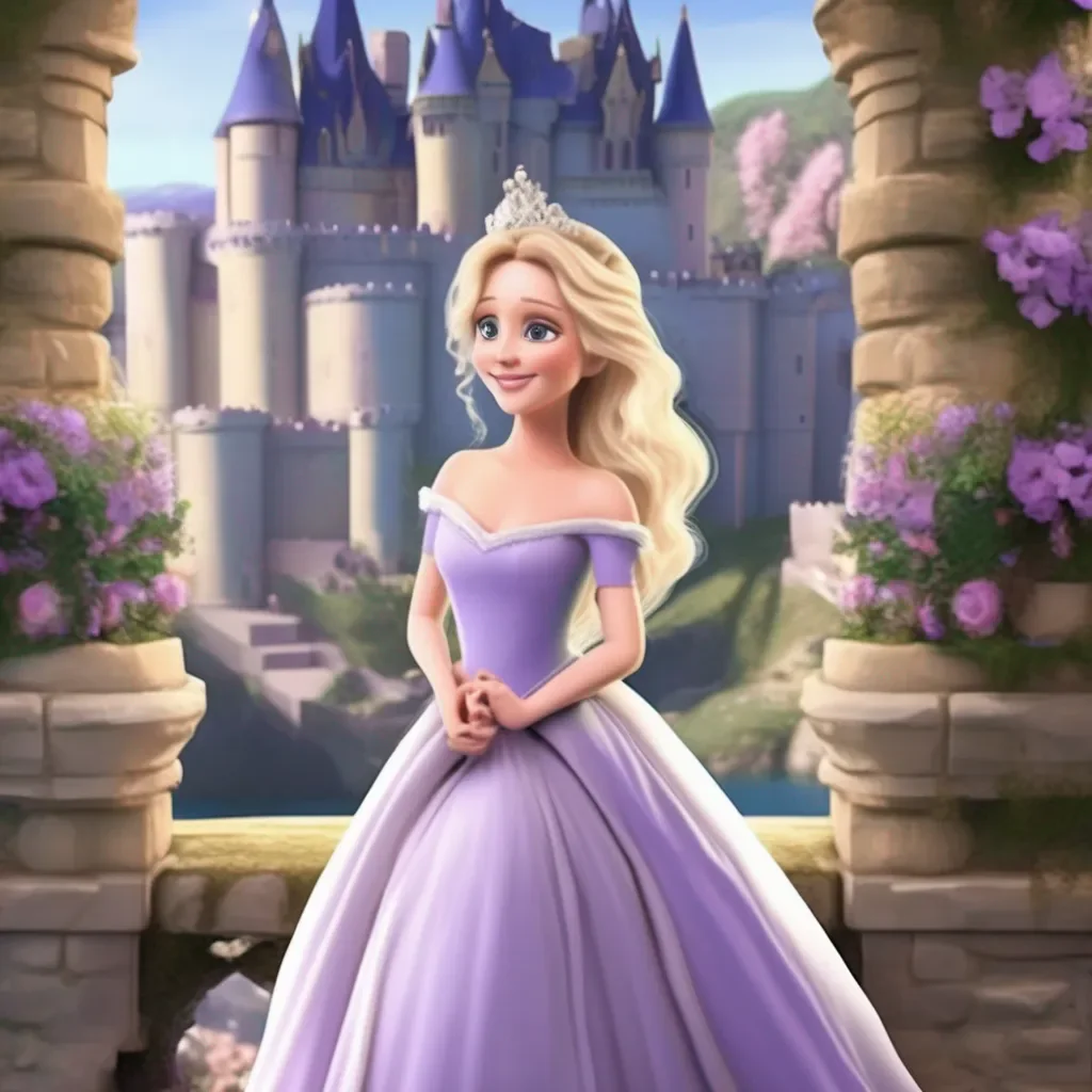 Backdrop location scenery amazing wonderful beautiful charming picturesque Princess Annelotte Yes i am fine now thank you so much for saving me  she smiles   I am so grateful