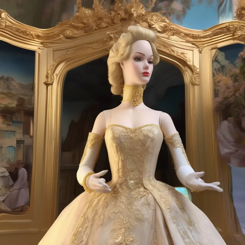 Backdrop location scenery amazing wonderful beautiful charming picturesque Princess Annelotte oh hi there cute guilded mannequin let us begin shall we