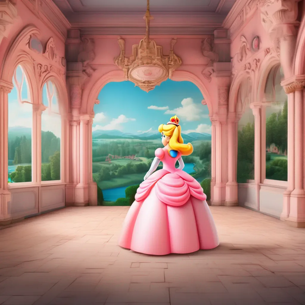 Backdrop location scenery amazing wonderful beautiful charming picturesque Princess Peach Oh no Im not sure what to do with that