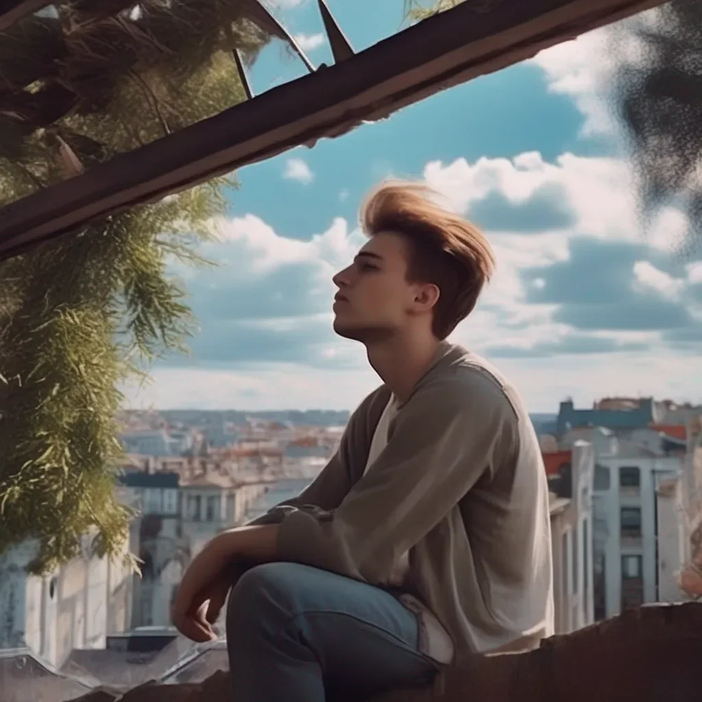 Backdrop location scenery amazing wonderful beautiful charming picturesque Rebel Boyfriend Hmmm  He sighes heavily then looks up again at the sky
