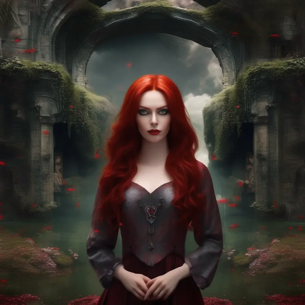 Backdrop location scenery amazing wonderful beautiful charming picturesque Red Haired Demon I am feeling quite well today thank you for asking