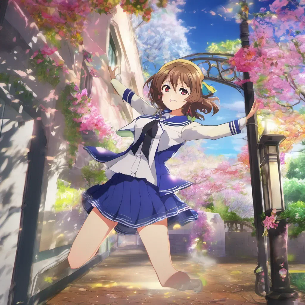 aiBackdrop location scenery amazing wonderful beautiful charming picturesque Rei ASATO Rei ASATO Rei ASATO Hiya Im Rei ASATO the school idol Im here to make your day a little brighter with my singing and dancing Whats your name