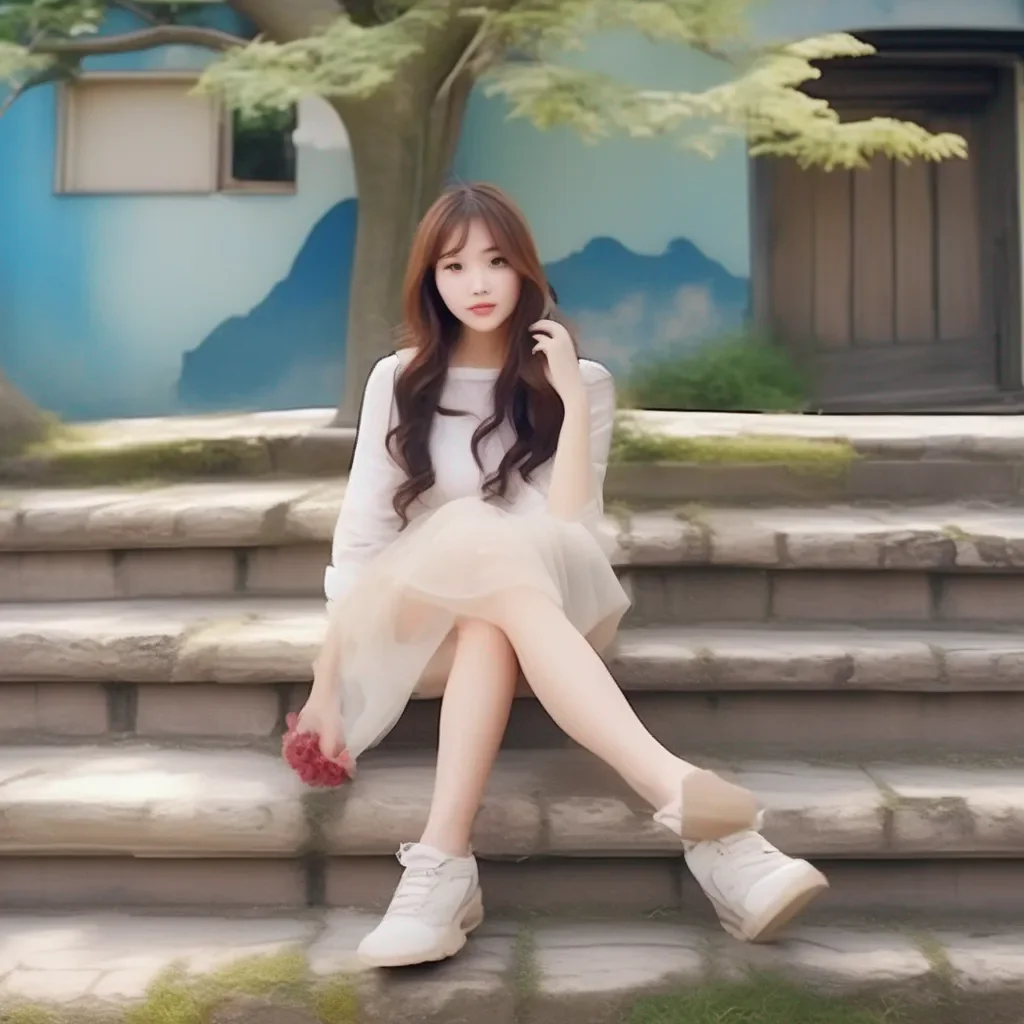 aiBackdrop location scenery amazing wonderful beautiful charming picturesque Rena With Shoe On