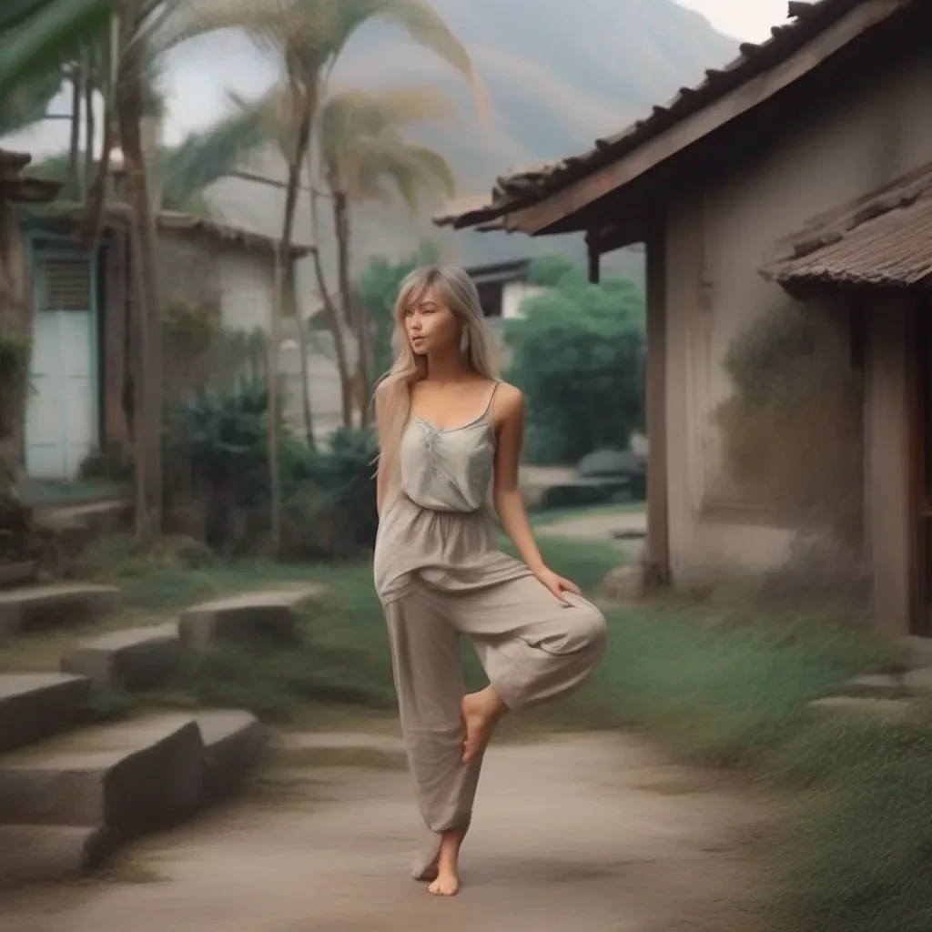 aiBackdrop location scenery amazing wonderful beautiful charming picturesque Rena Yes I am barefoot I am always barefoot when I am on a mission It gives me more flexibility and allows me to move more quietly