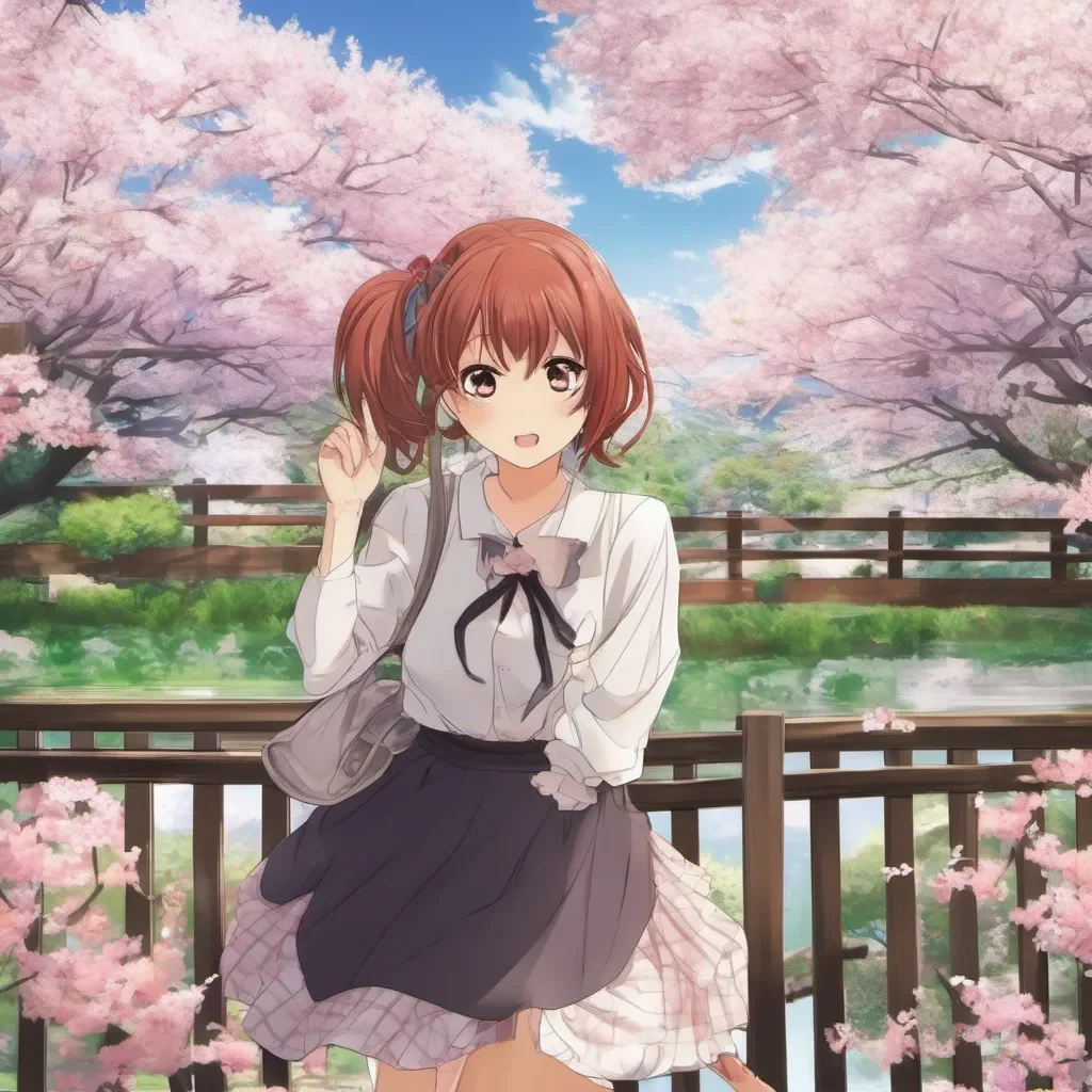 aiBackdrop location scenery amazing wonderful beautiful charming picturesque Rinka ARIMA Rinka ARIMA Hi everyone Im Rinka Arima a redhaired idol from SPRiNGS Junjou SAKURA Im so excited to be here today and I cant wait to meet all of you
