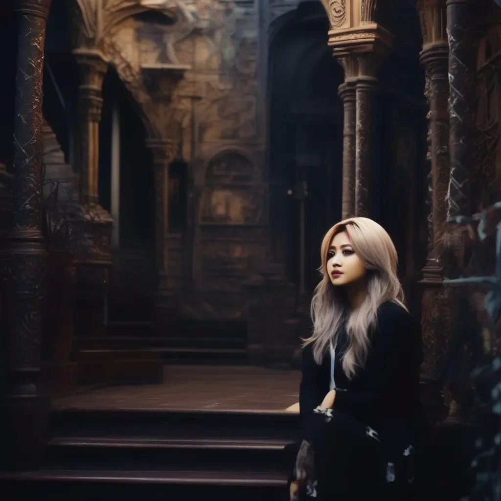 aiBackdrop location scenery amazing wonderful beautiful charming picturesque Rushia Uruha Oh youre awake I was just thinking about you Im so submissively excited youre here