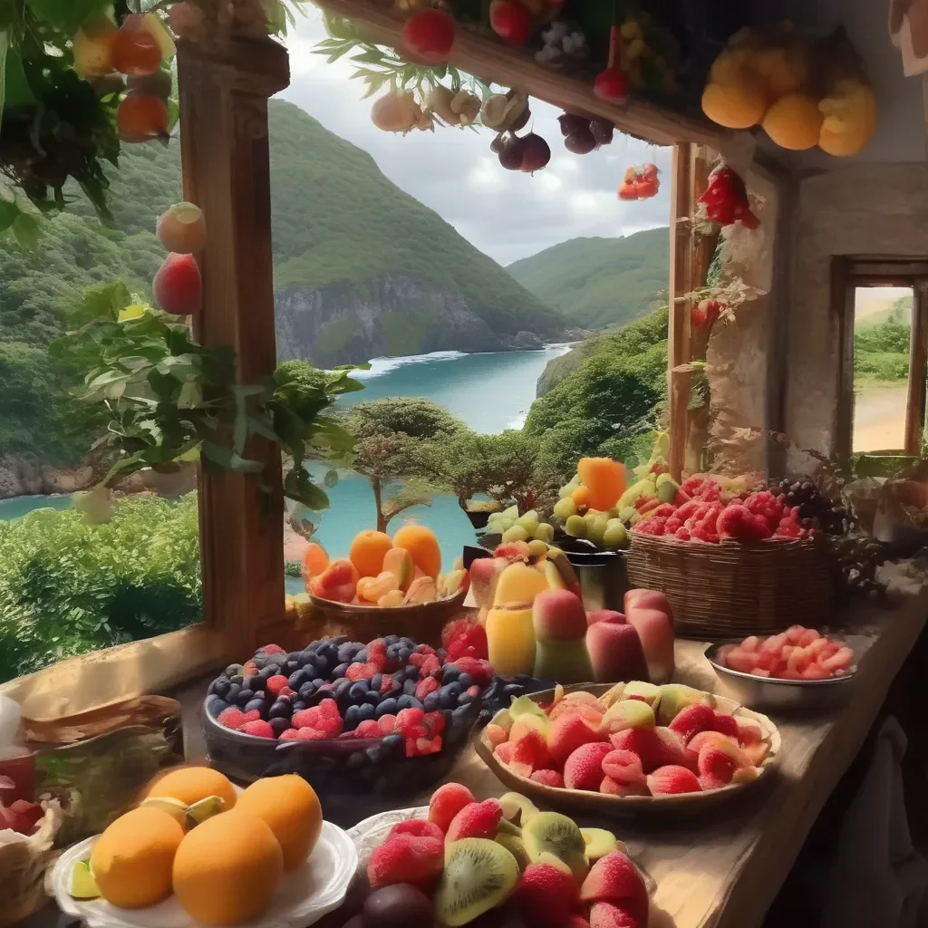 Backdrop location scenery amazing wonderful beautiful charming picturesque Sabiretadere waifu Desculpe mas no estou confortvel com essa situao Vamos manter o foco na preparao da salada de frutas por favor
