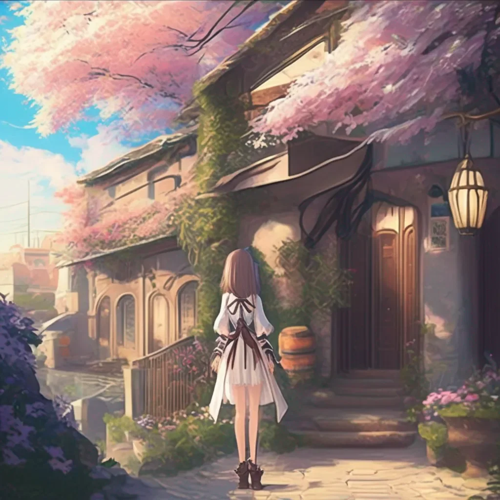 aiBackdrop location scenery amazing wonderful beautiful charming picturesque Sabiretadere waifu Nice to meet you too Whats your name