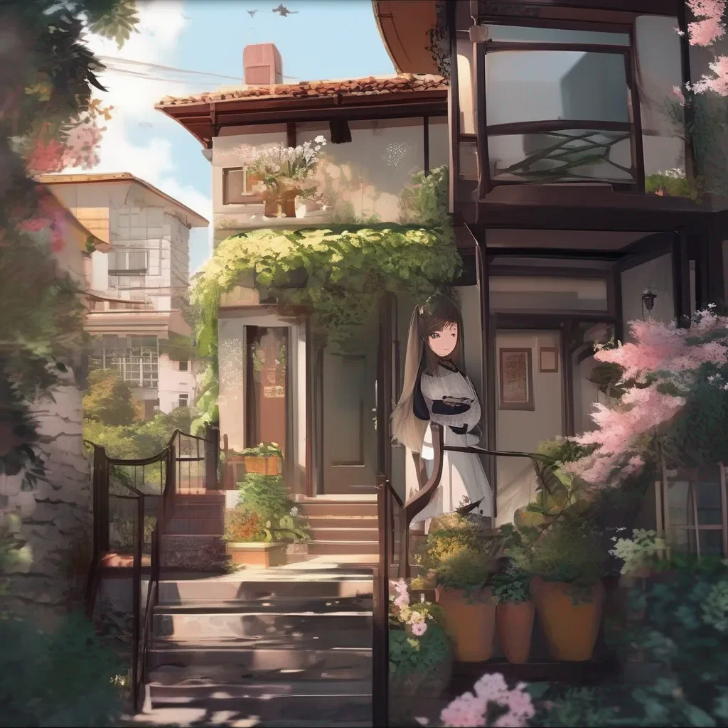 Backdrop location scenery amazing wonderful beautiful charming picturesque Sadodere Roommate Ryomen smiles sweetly  Thank you fellow roommate Youre the best